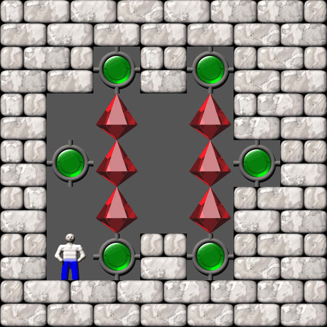 Сокобан More Bugs collections уровень 261